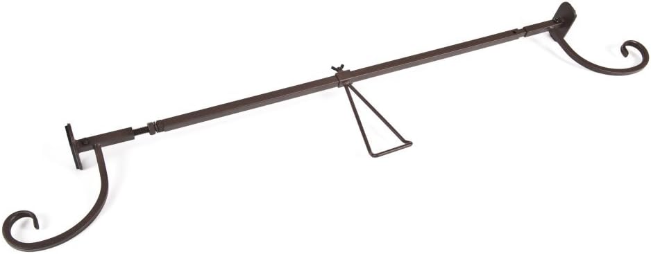 VILLAGE LIGHTING COMPANY [Front Door Garland Hanger] - Adjustable to Different Door Widths | Heavy-Duty Cast Iron | Decorative Christmas and Holiday Decor | No Nails, Screws, or Damage