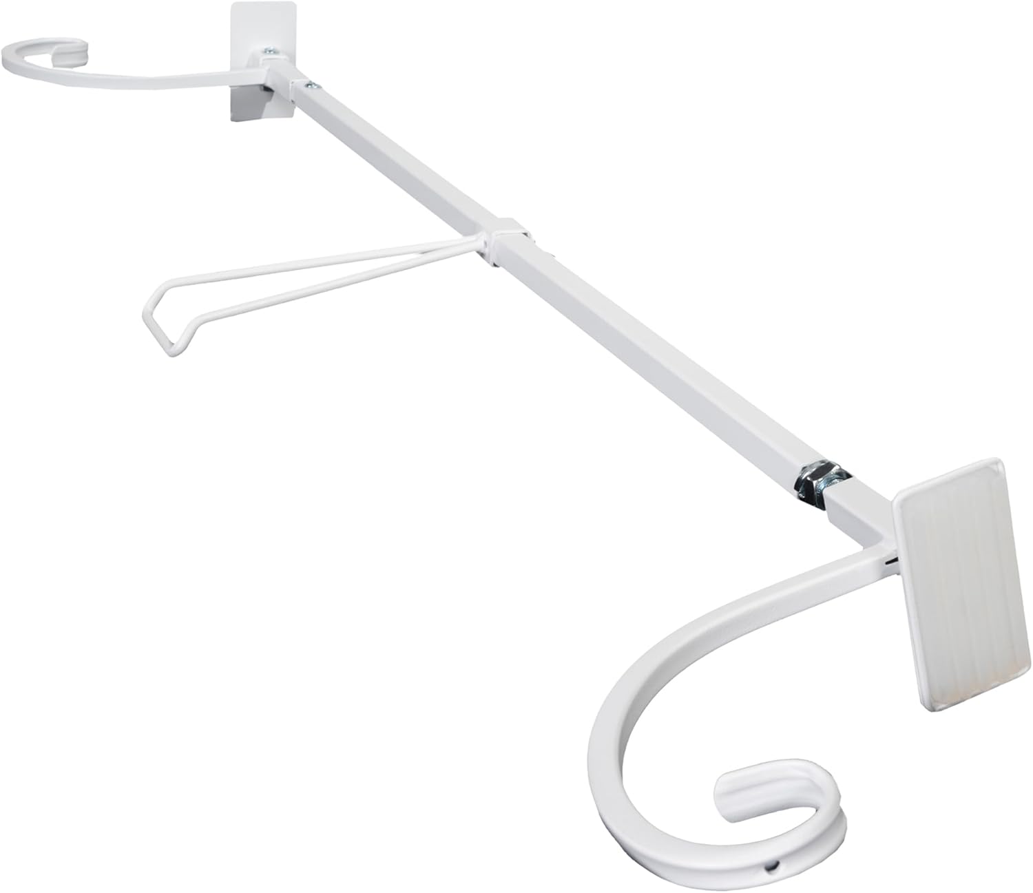 VILLAGE LIGHTING COMPANY [Front Door Garland Hanger] - Adjustable to Different Door Widths | Heavy-Duty Cast Iron | Decorative Christmas and Holiday Decor | No Nails, Screws, or Damage