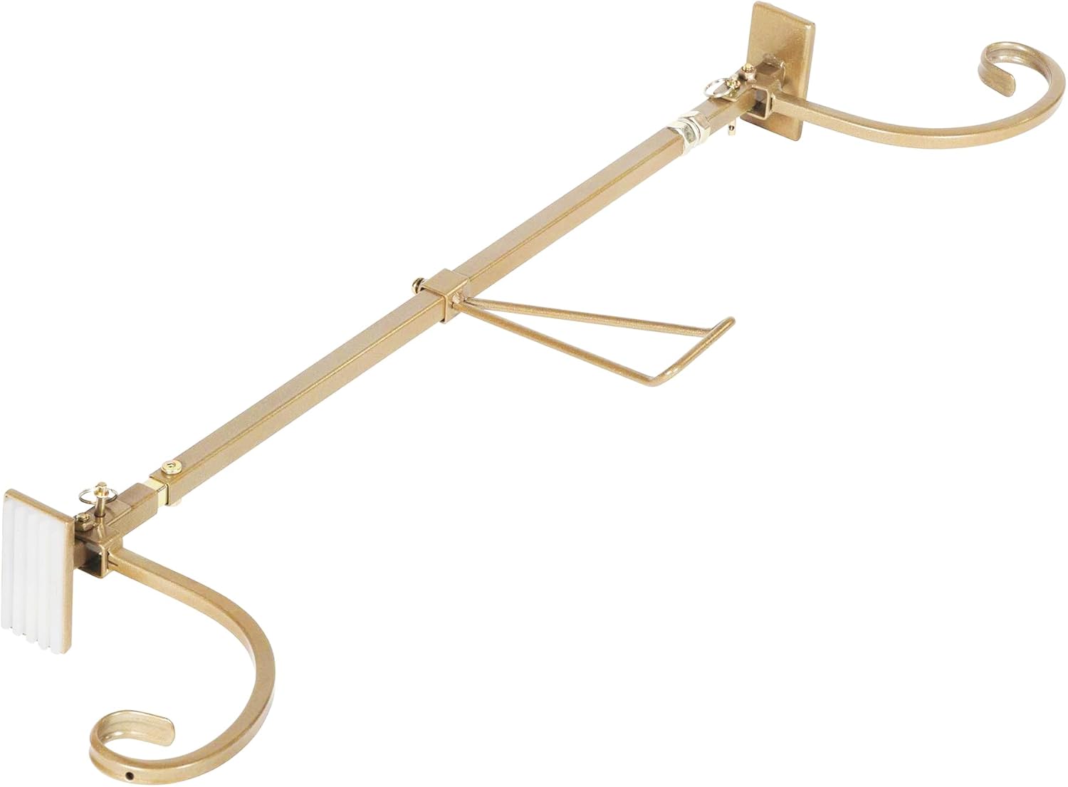 VILLAGE LIGHTING COMPANY [Front Door Garland Hanger] - Adjustable to Different Door Widths | Heavy-Duty Cast Iron | Decorative Christmas and Holiday Decor | No Nails, Screws, or Damage