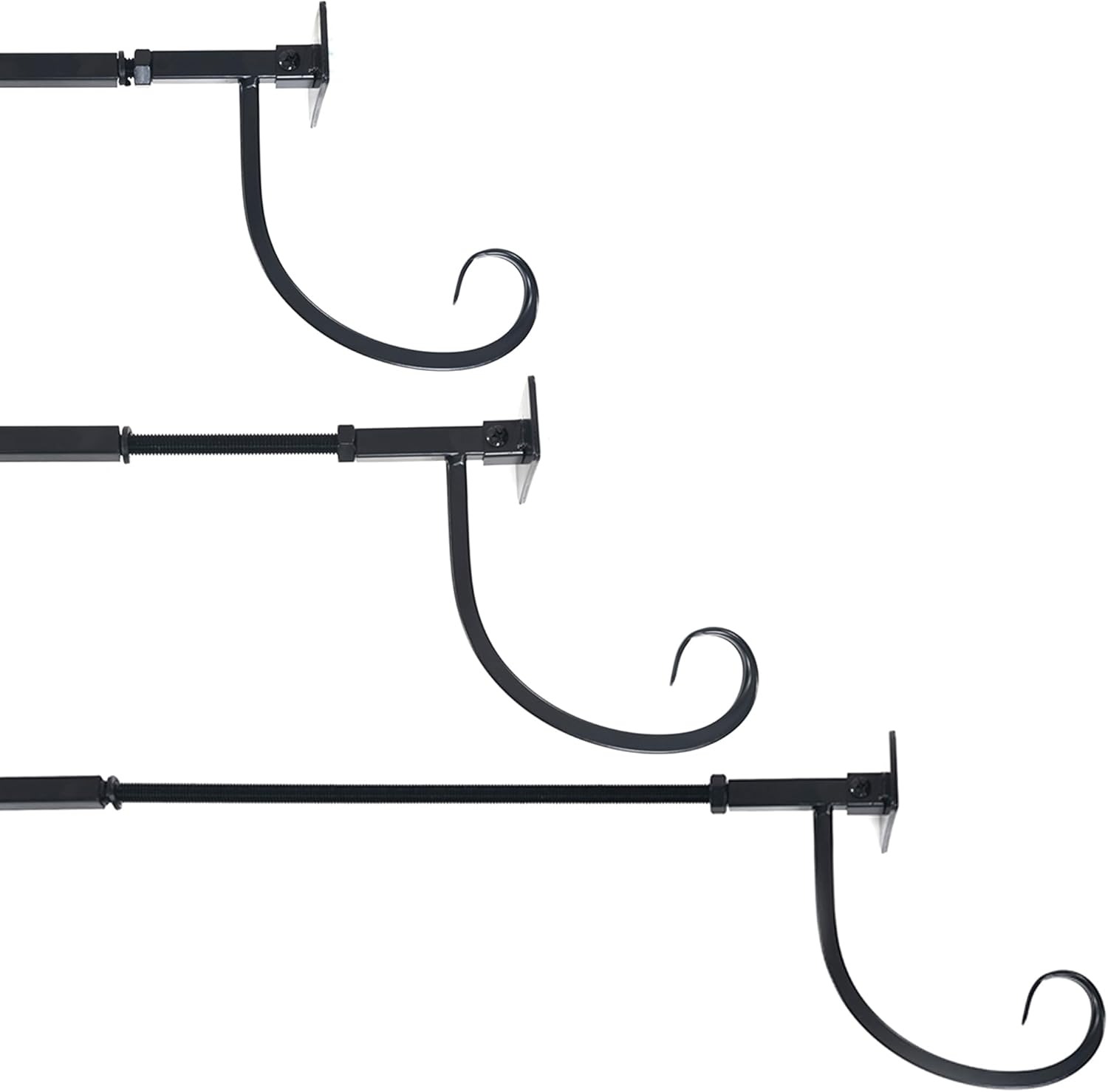 VILLAGE LIGHTING COMPANY [Front Door Garland Hanger] - Adjustable to Different Door Widths | Heavy-Duty Cast Iron | Decorative Christmas and Holiday Decor | No Nails, Screws, or Damage