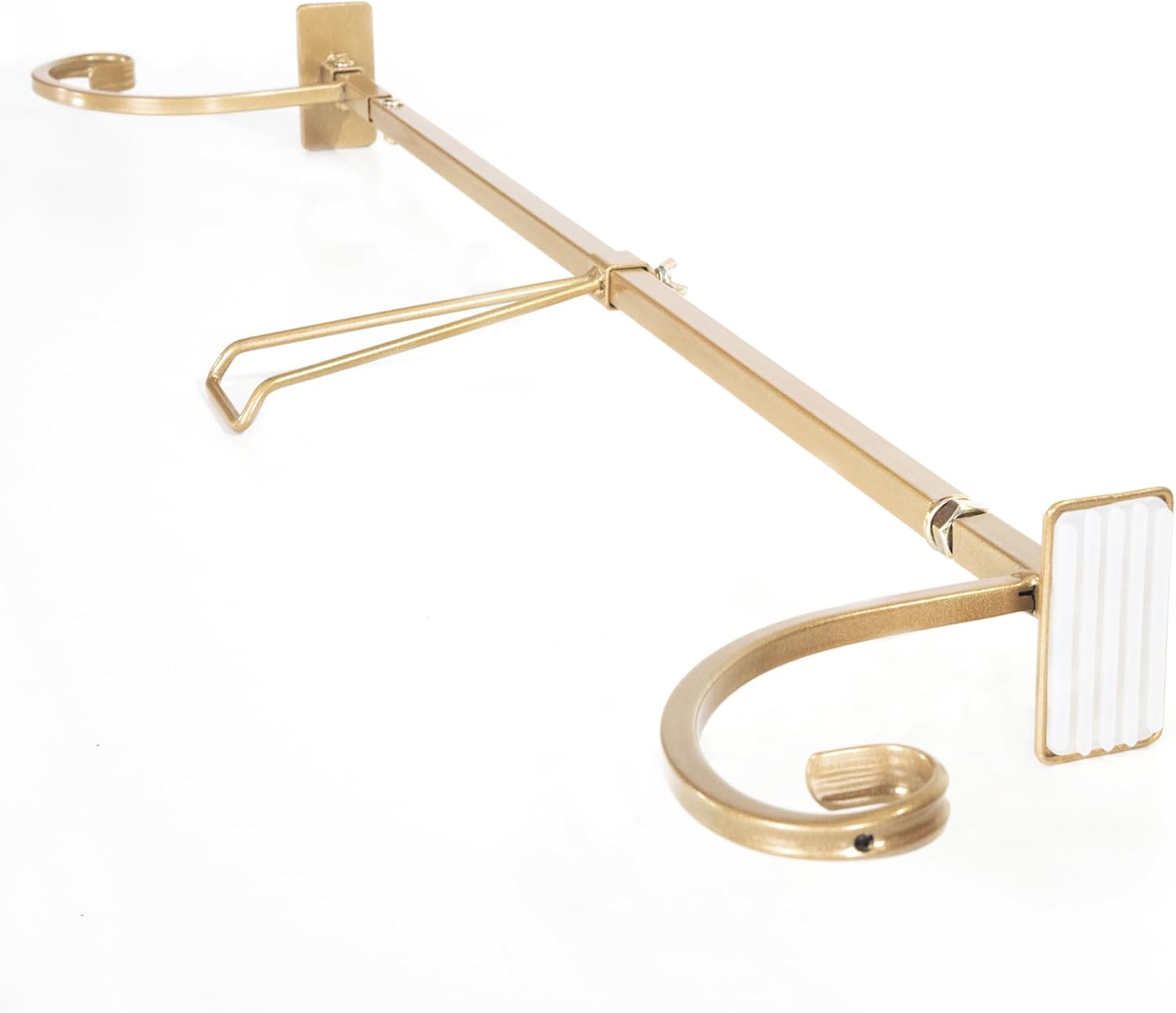 VILLAGE LIGHTING COMPANY [Front Door Garland Hanger] - Adjustable to Different Door Widths | Heavy-Duty Cast Iron | Decorative Christmas and Holiday Decor | No Nails, Screws, or Damage